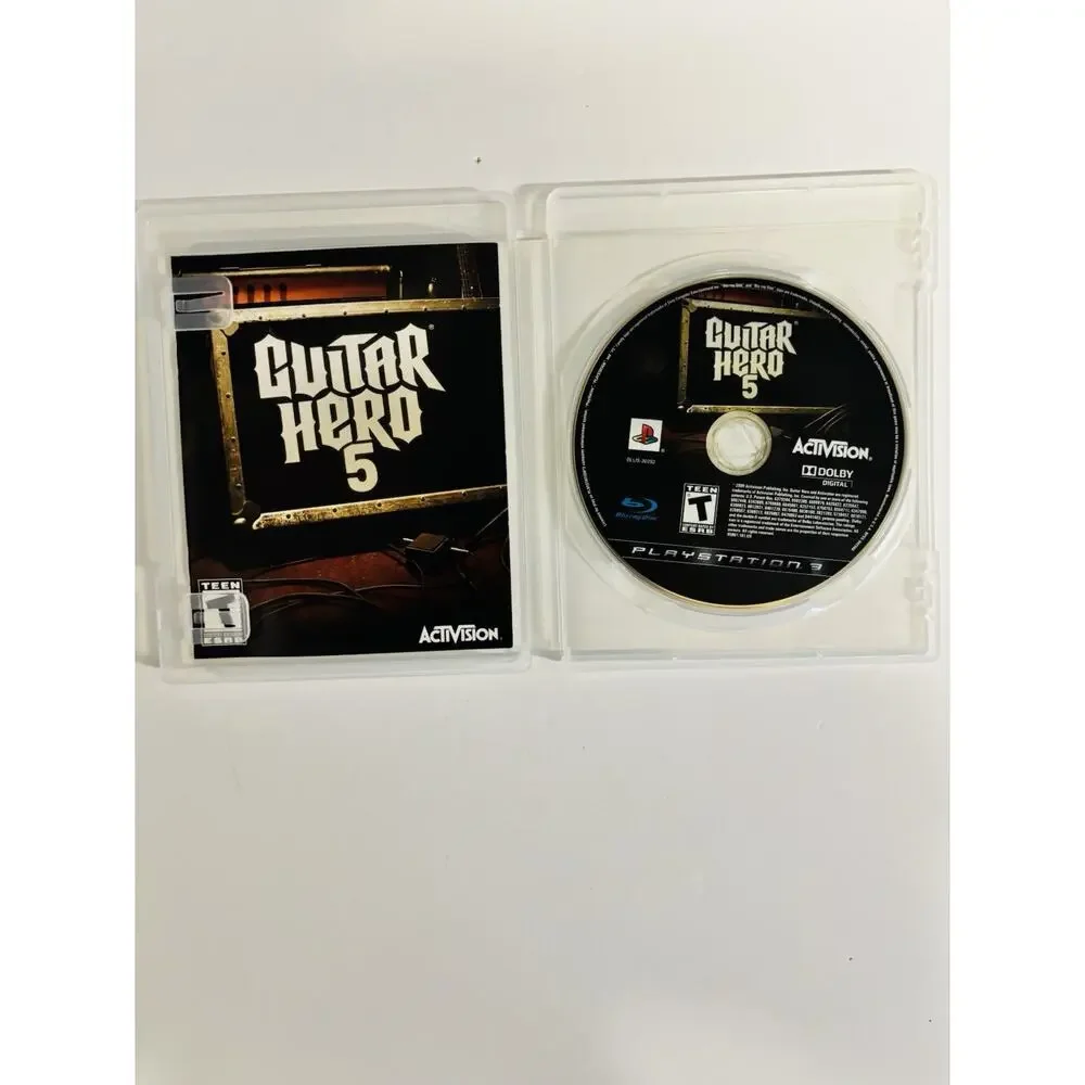 Guitar Hero 5 PS3 Sony PlayStation 3 (Activision, 2009) CIB Tested Works VG